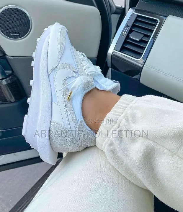 Nike X Sacai Ld Waffle Nylon White · Photo 1