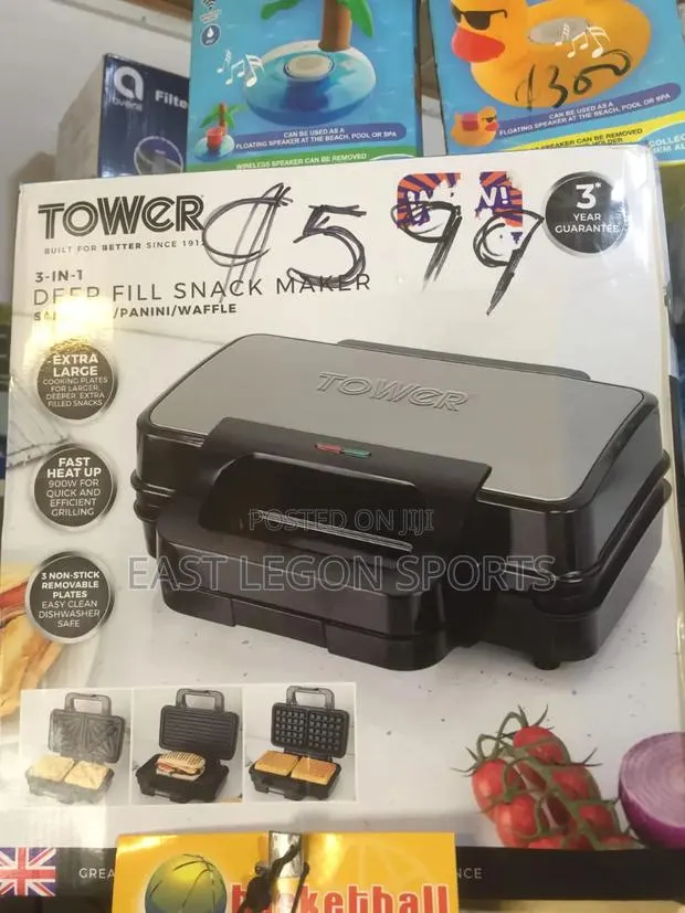 3-in-1 Tower Deep Fill Snack Maker · Photo 1