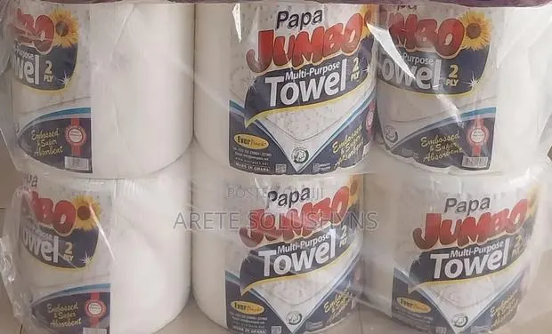 Papa Jumbo Kitchen Tissue 6rolls · Photo 1