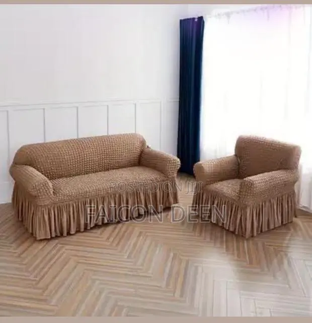 Turn Your Sofa Into a Master Piece( Sold as a Set)Sofa Skirt Covers · Photo 1