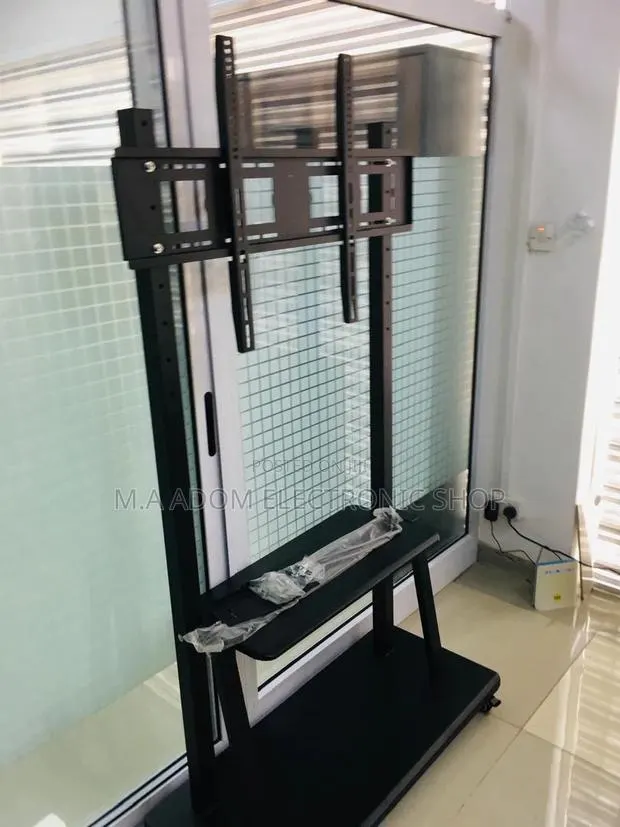 TV Stand for Large Screens (60"-100")-Heavy Duty Adjustable · Photo 1