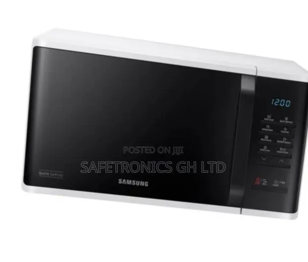 Ultra Modern Samsung 23l Ms23k3513aw/Sg Solo Microwave - White · Photo 1
