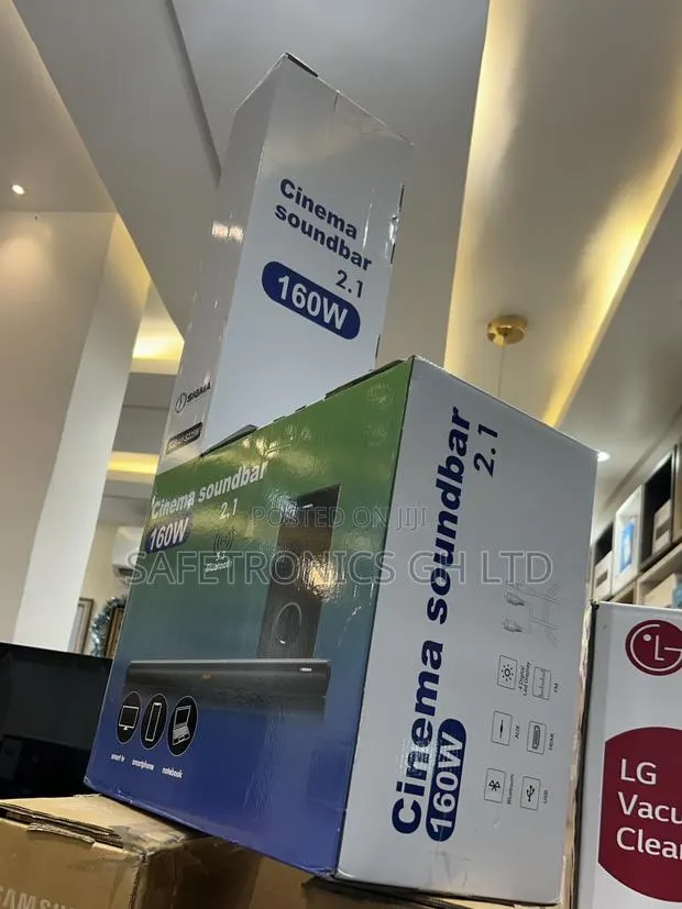 Fresh in Box Sigma SSB-Ly-S225w Bluetooth Wireless 160 Watts Soundbar · Photo 1