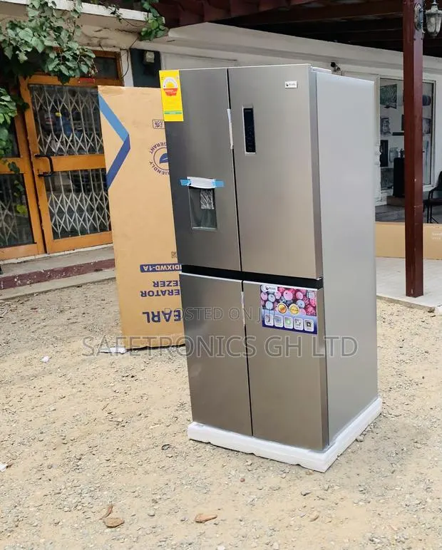 Shop Modern 4 Doors 421L Pearl PF-613MDIXWD-1A (Grey) Fridge · Photo 1