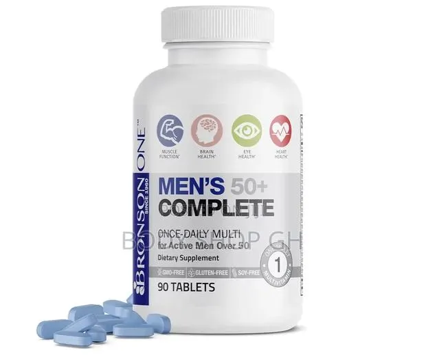 Bronson Mens 50+ Complete Multivitamin Multimineral, 90 Tablets · Photo 1