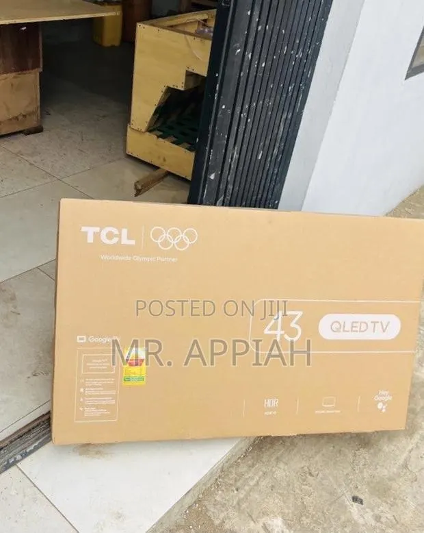 Extremely Adorable TCL 43” Qled Smart Android TV(Black) · Photo 1