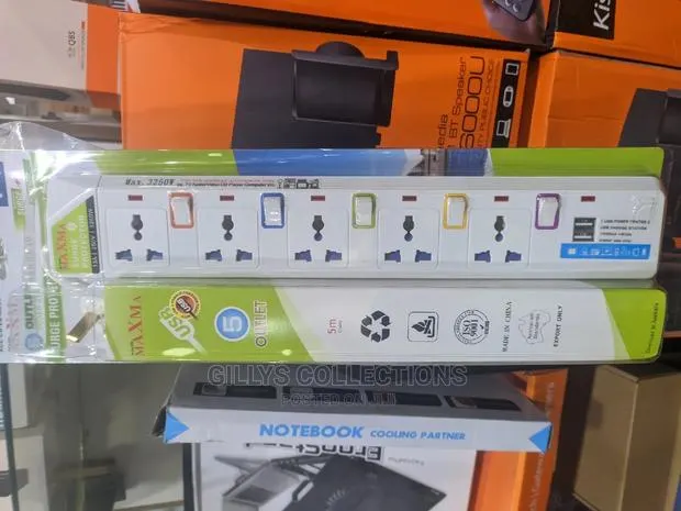 5 Way Multi-Socket Extension 5 Metres With 2 Usb Port · Photo 1