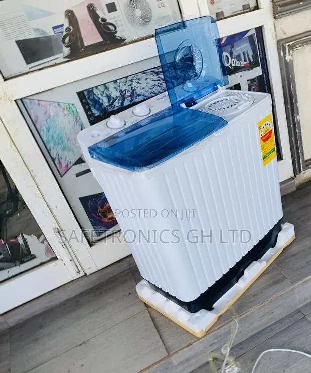 Accurate Sealed Nasco Washing Machine Semi Automatic 8 Kg White · Photo 1