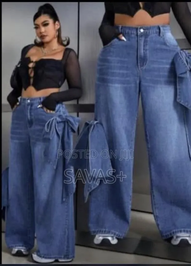 Cargo Stylish Wide Leg Jeans · Photo 1