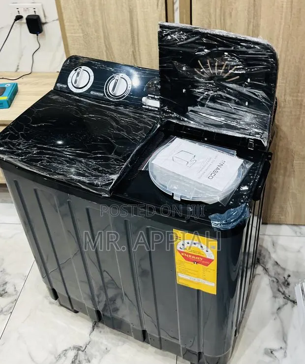 Laundry Made Easier With Nasco 7kg Spin Dry Washing Machine(dark Gray) · Photo 1