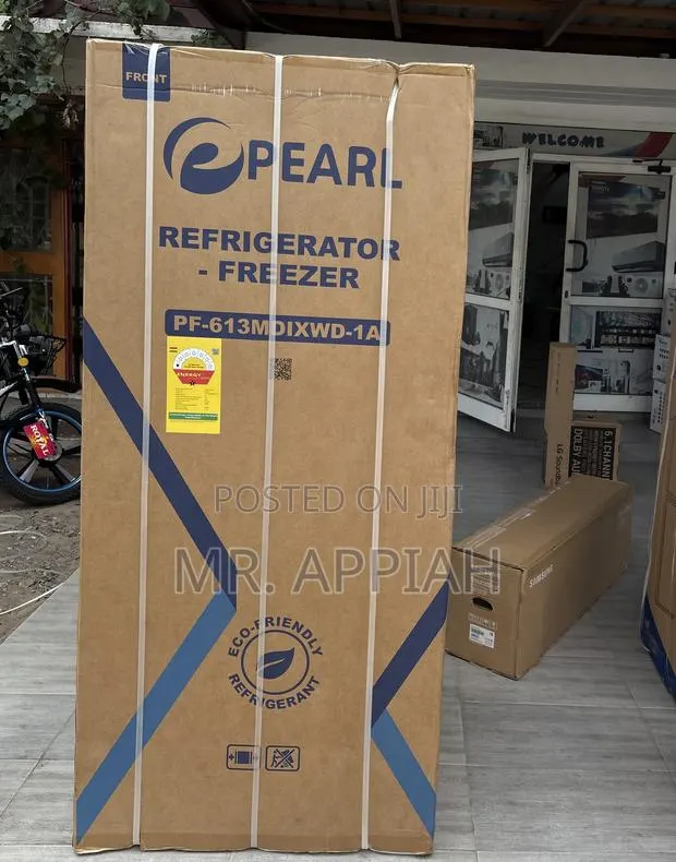 Exceptional Quality Pearl Side by Side 4 Door Fridge(Gray) · Photo 1