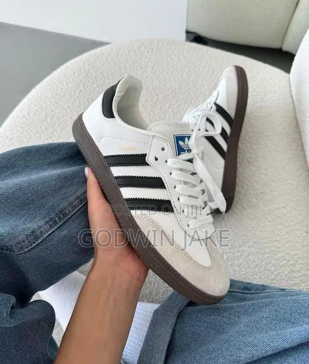 Affordable Sneakers - Adidas Samba White | Classic Gum Sole | Unisex · Photo 1