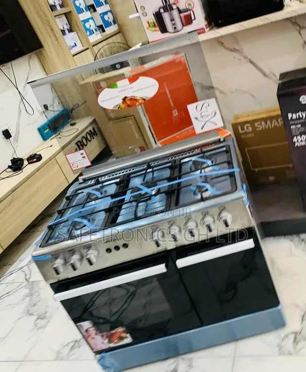 High Efficiency Midea 90×60 5-Burner Gas Cooker W/ Grill · Photo 1