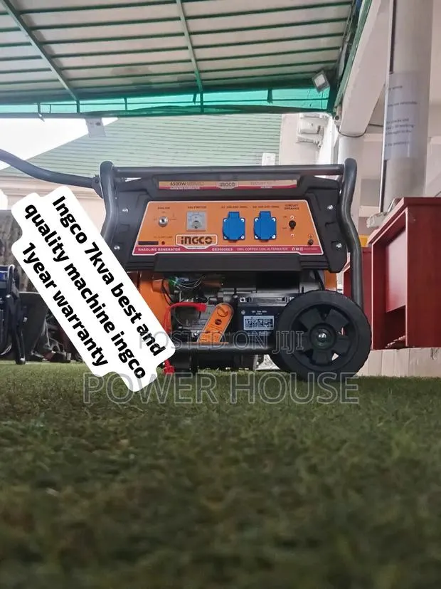Powerful Durable INGCO 7000W Petrol Genset – 7KVA Reliable Generato · Photo 1