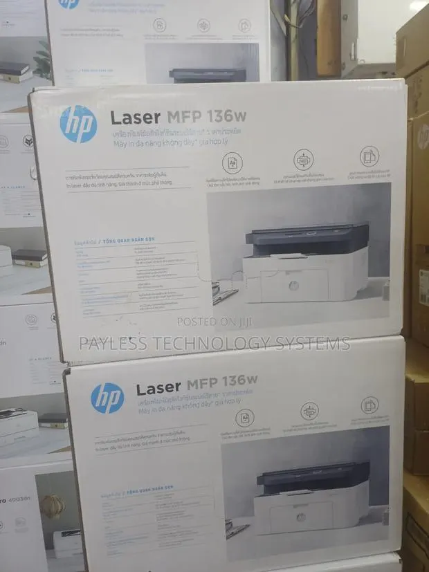 HP Laser 108w Wireless Black and White Printer · Photo 2