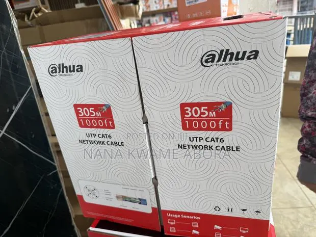 Dahua Cable 305m Cat6 Outdoor Full Copper · Photo 1