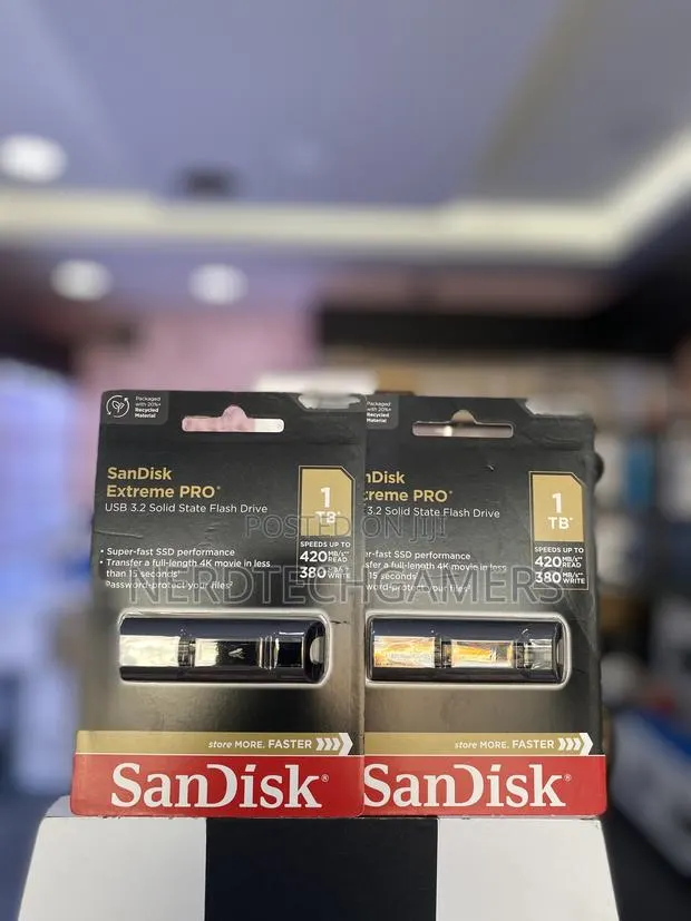 Sandisk 1tb Extreme Pro Usb 3.2 Solid State Flash Drive · Photo 1