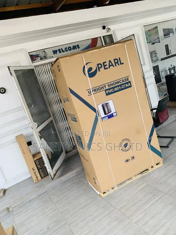 Perfect Pearl 690-Liter Double-Door PVC-801-27AA Glass Display Fridge · Photo 1