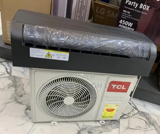 Original TCL 1.5 Hp Inverter Air Conditioner (Dark Gray/Black Mirror · Photo 1