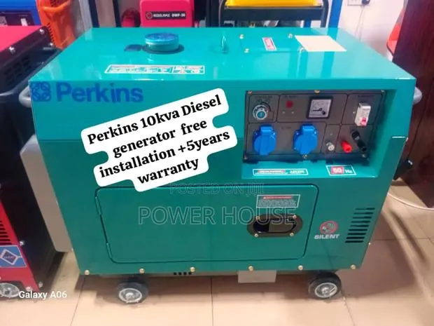 Energy Star Perkins Diesel Generator 10kva Silent · Photo 1