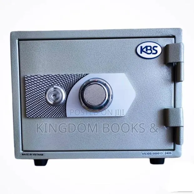KBS Compact Fire-Resistant Safe Box With Key Lock & Dial (Model VS30S) · Photo 1