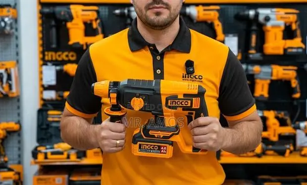 26mm Cordless Brushless Rotary Hammer + 2x4.0Ah Battery - CRHLI262085 · Photo 1