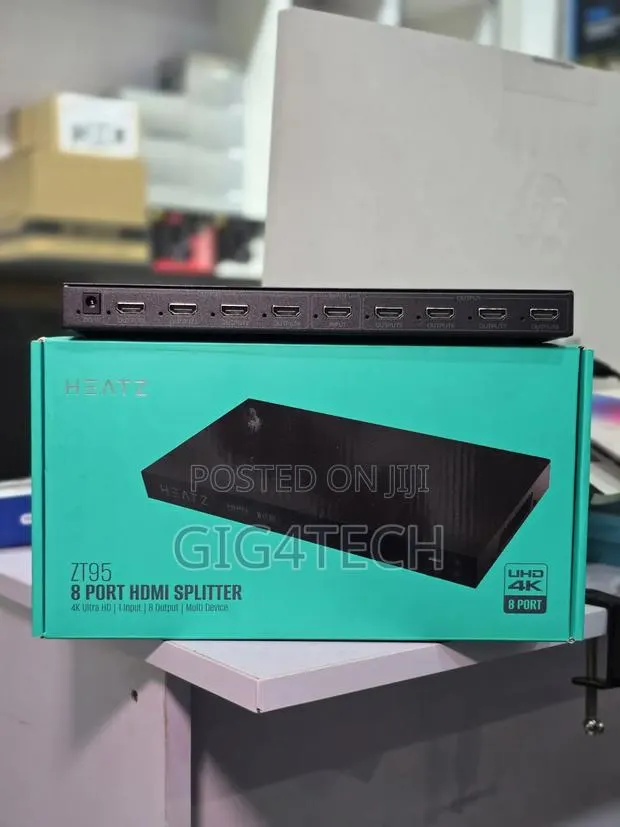 Heatz ZT95 Hdmi 8 Channel Splitter-8 Ports ULTRA HD · Photo 1