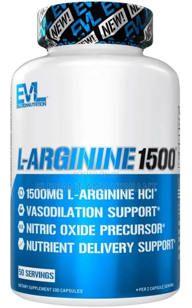 Nitric Oxide Booster L-Arginine Supplement - High Potency · Photo 1