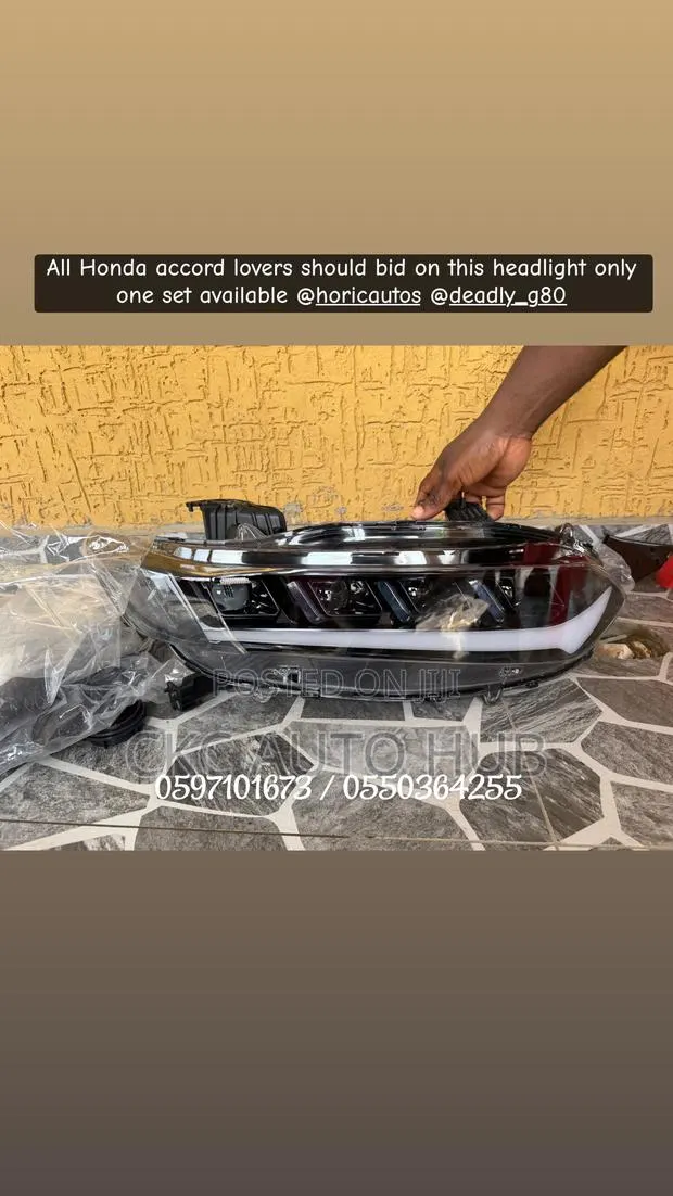 Honda Accord 2018 to 2021 Full LED Headlight · Photo 1