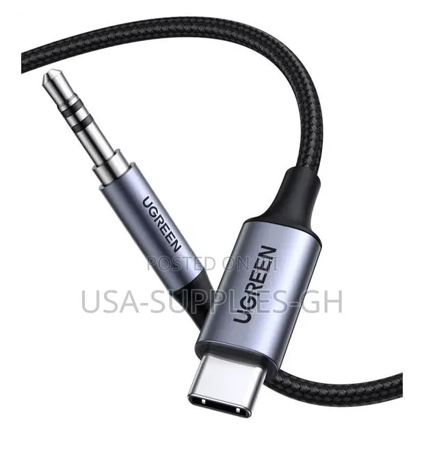 UGREEN USB C to 3.5mm Aux Audio Adapter Male Cable, 3.3FT From USA · Photo 1