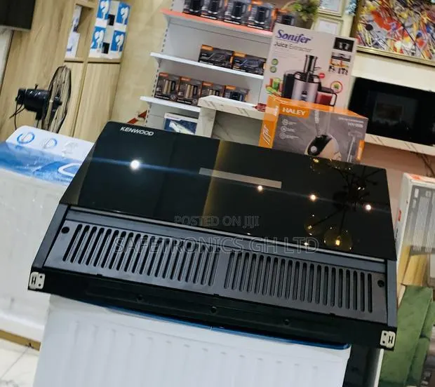 Accurate Black Kenwood 90cm Heat Extractor (Range Hood). · Photo 1