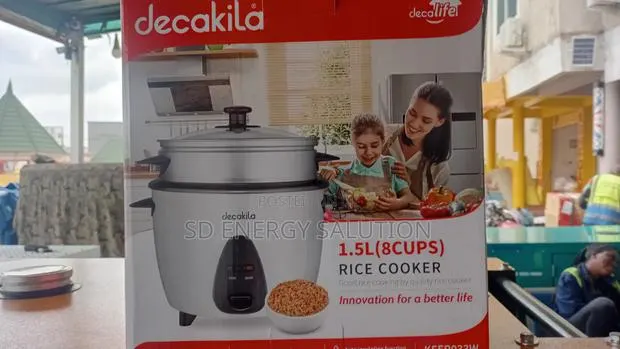Decakila 1.5L Rice Cooker With Measuring Cup Spoon · Photo 1