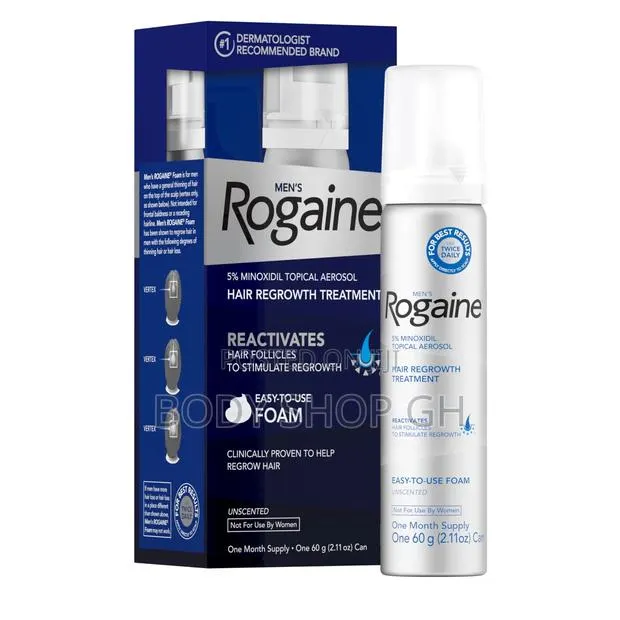 Original Extra Strength Rogaine Minoxidil 5% Foam for Men · Photo 1