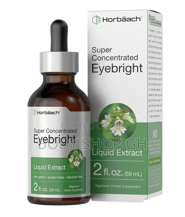 Horbäach Eyebright Herb Supplement | 2 Fl Oz | Alcohol Free | · Photo 1