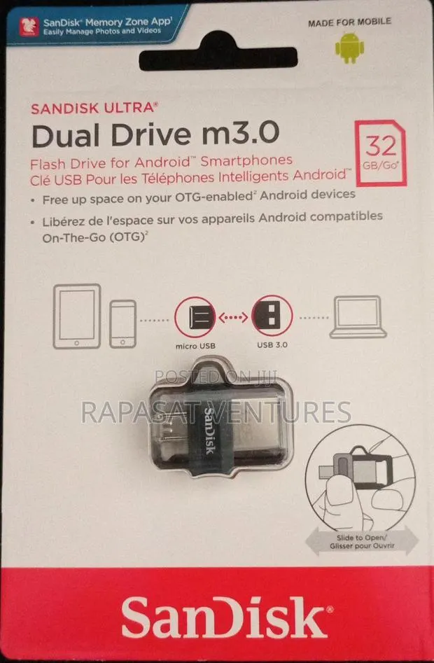 Sandisk 32GB Ultra Dual Drive M3.0 for Android PC Devices · Photo 1