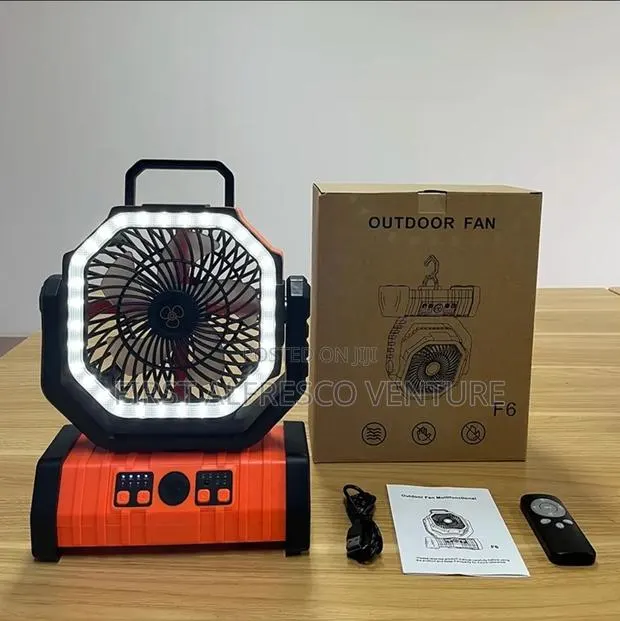 Rechargeable Fan, Light and Power Bank · Photo 1