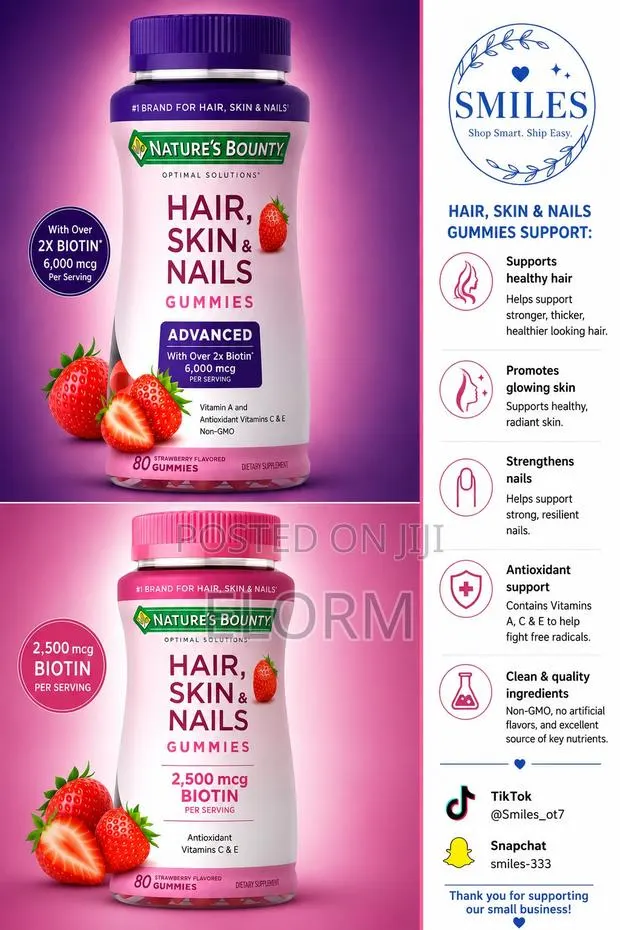 Hair. Skin and Nails Gummies · Photo 1