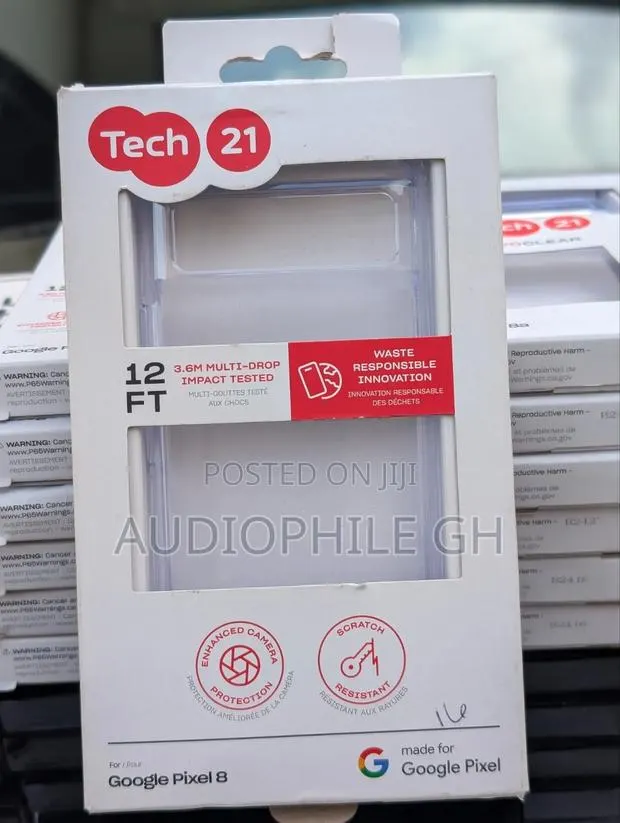 Tech 21 Evoclear - Google Pixel 8 Case - Clear · Photo 1