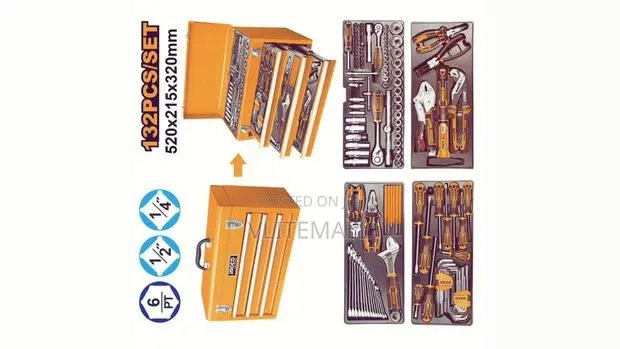 Ingco 132 Piece Tool Chest Set Htcs221321 · Photo 1