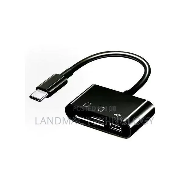 Usb 3.0 Type-C 3-in-1 Otg Card Reader for Phone Computer · Photo 1