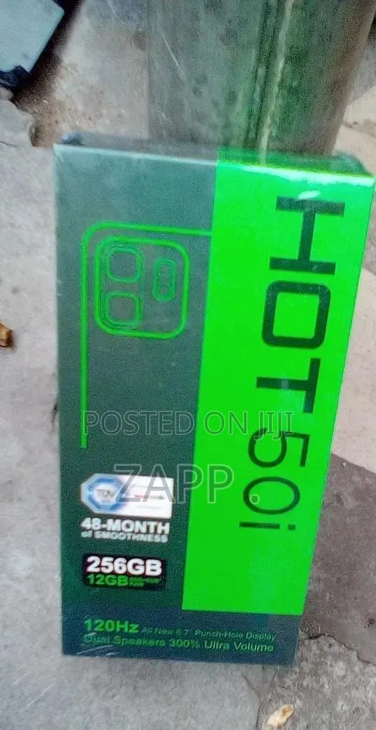 New Infinix Hot 50i 256 GB Black · Photo 1