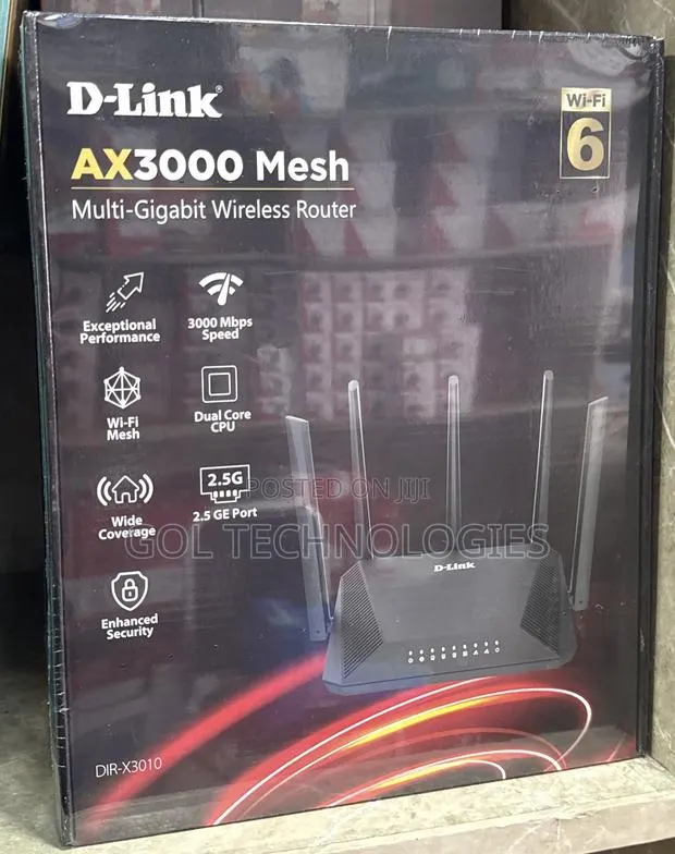 D-Link Ax3000 Mesh Multi-Gigabit Wireless Router · Photo 2