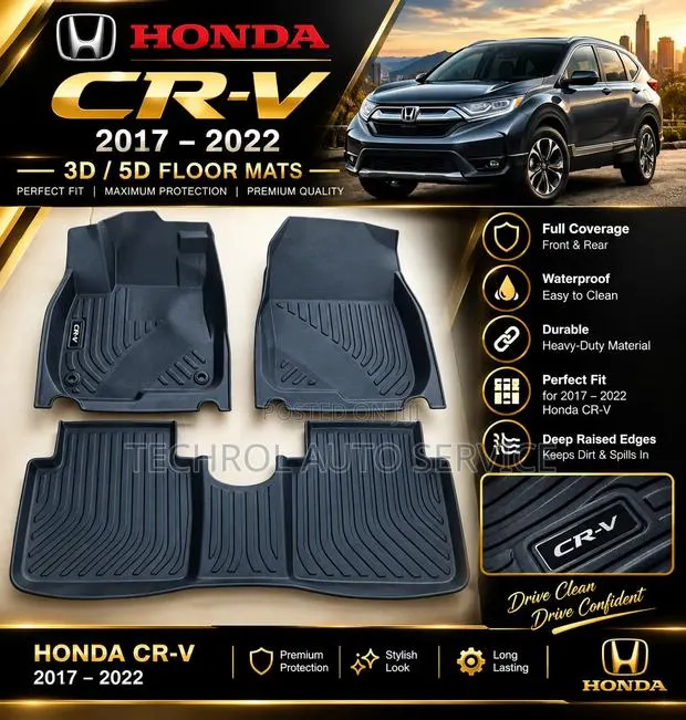 Honda CRV 2017 to 2020 Custom Floor Mats