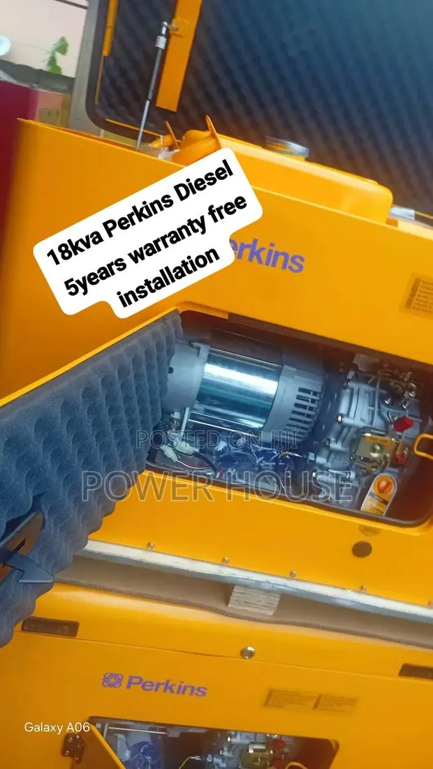 Perkins 18kVA Silent Generator – Stable Power, Maximum Value · Photo 1