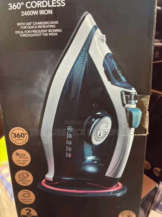 George Home White and Gold 360 Cordless Steam Iron From UK · Photo 1