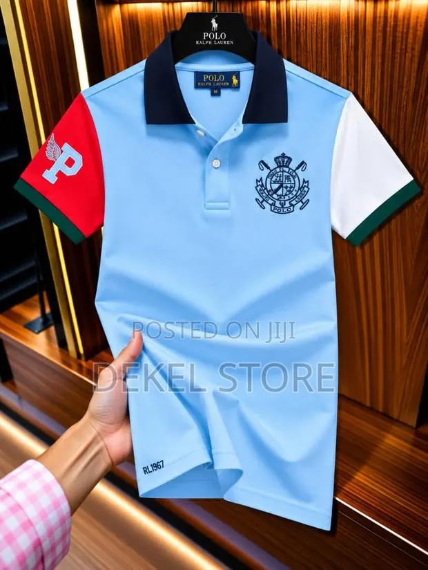 Polo Ralph Lauren Men's Colorblock Polo Shirts – Multiple Designs · Photo 1