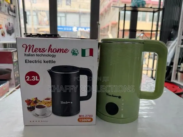 Mers Home 2.3L Electric Kettle - Green 1500W · Photo 1