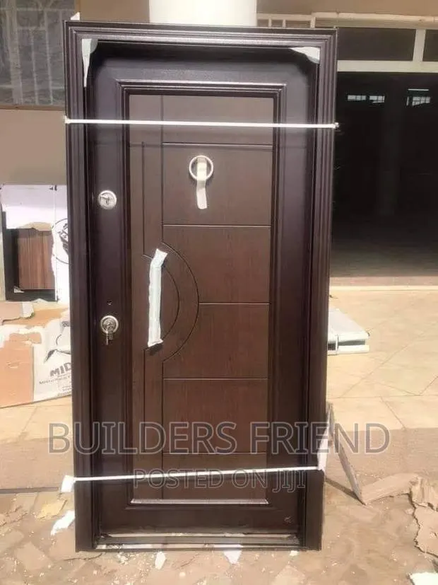 Turkish Classic Brown Turkish Heavyduty Security Door Set · Photo 1