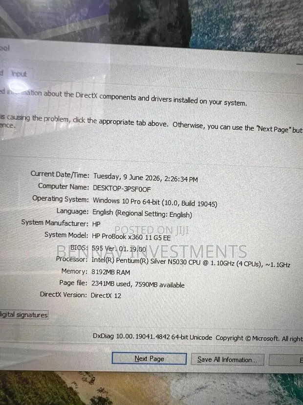Laptop HP ProBook X360 11 G5 EE 8GB Intel SSD 128GB · Photo 1