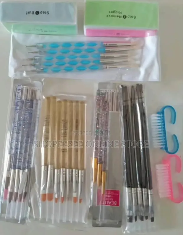 Full Nail Art Brush Set / Salon Acrylic Nail Art Tool Set · Photo 2